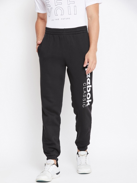 

Reebok Classic Men Black Solid International Jogger Pants