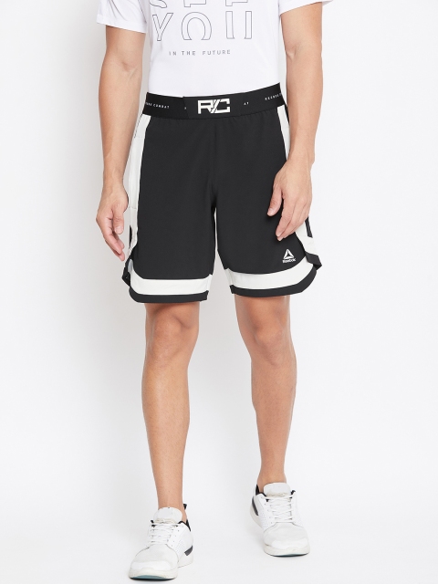 

Reebok Men Black Combat Woven Boxing Shorts