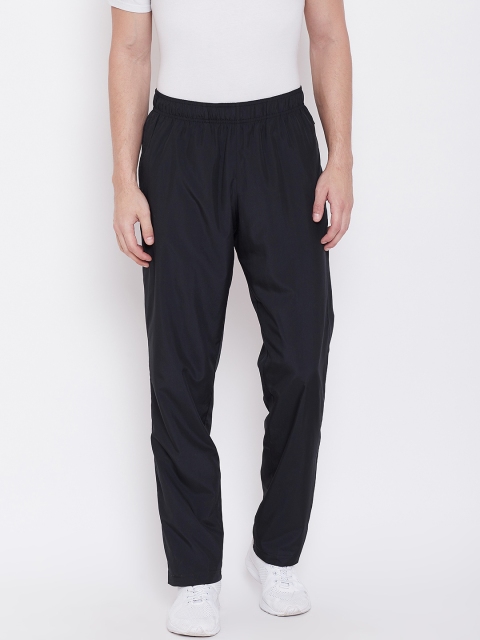 

Reebok Men Black Solid Training Essential Woven OH Track Pants