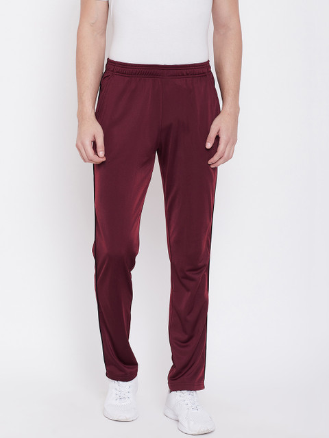 

Reebok Men Maroon Tricot Solid Training Track Pants