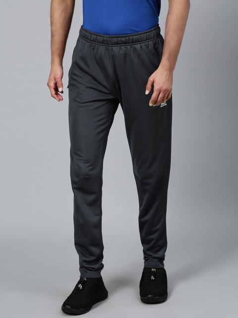 

Reebok Men Charcoal Grey Solid Training Foundation Base Track Pants