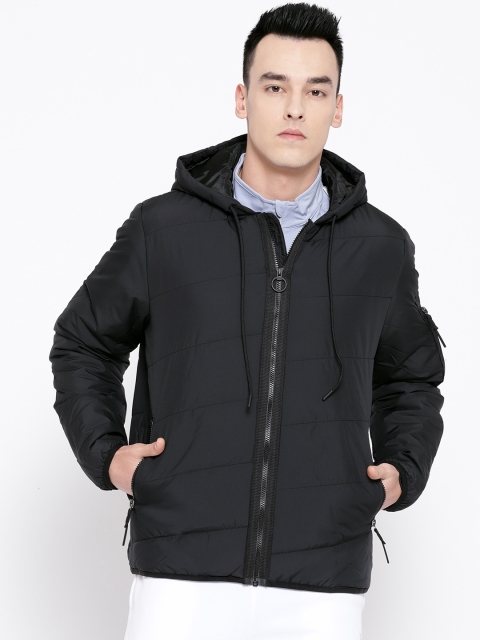 

Reebok Men Black Solid Outwear Padded Jacket