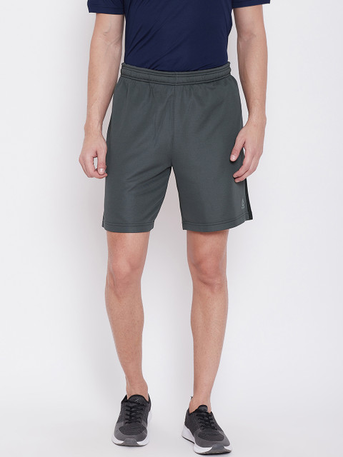 

Reebok Men Charcoal Grey Terry Training Shorts