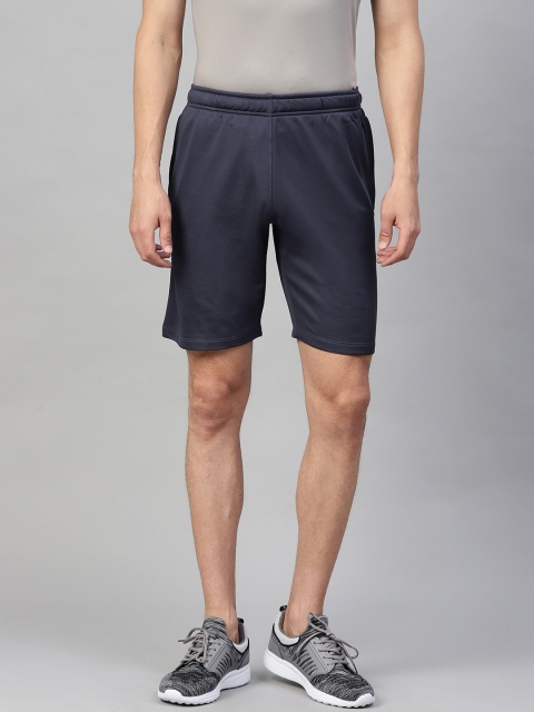 

Reebok Men Navy Fon Basic Solid Training Shorts, Navy blue