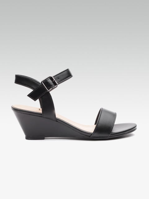 

Carlton London Women Black Solid Wedges