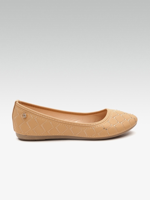 

Carlton London Women Brown Embroidered Ballerinas