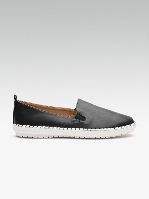 

Carlton London Women Black Slip-On Sneakers