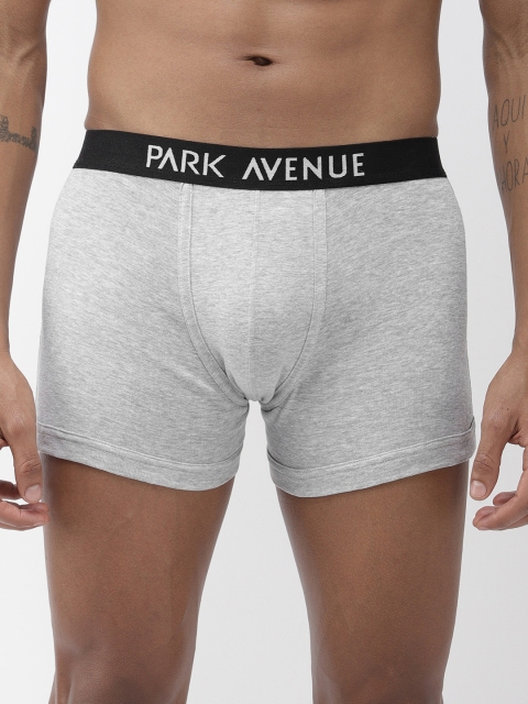 

Park Avenue Men Grey Melange Solid Trunk PZTM00017