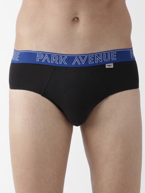 

Park Avenue Men Black Solid Basic Briefs PZRM00052-X1