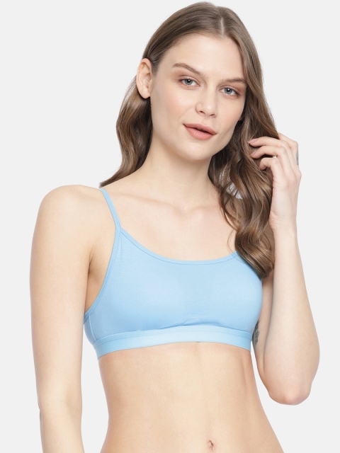 

BRAG Blue Solid Non-Wired Lightly Padded T-shirt Bra BLC02BU01