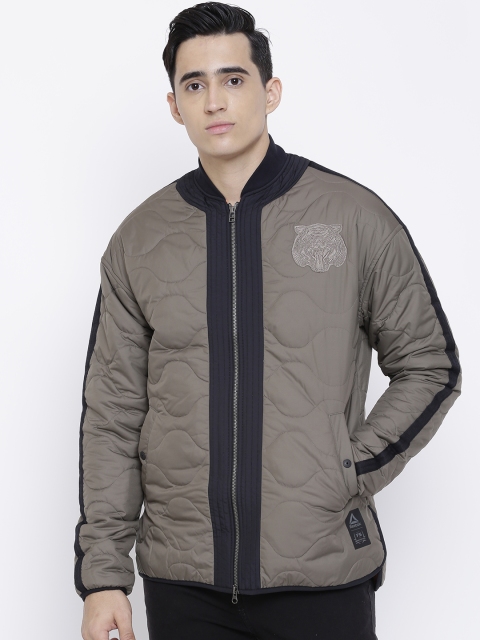 

Reebok Unisex Beige Combat X Infightstyle Stadium Jacket