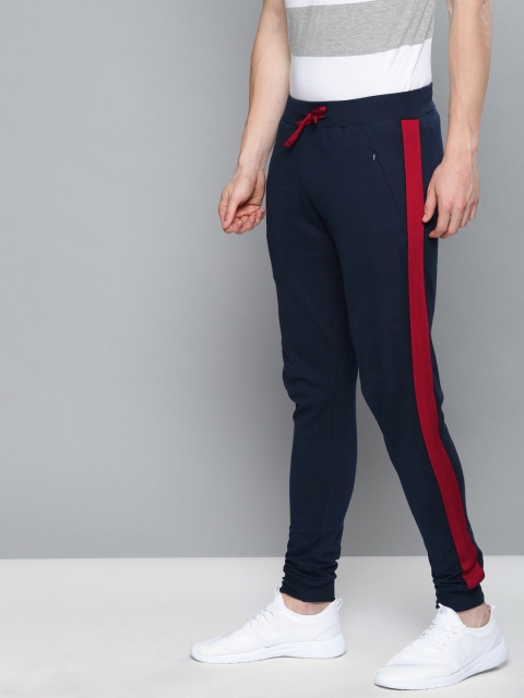 

DILLINGER Men Navy Blue Solid Slim Fit Joggers