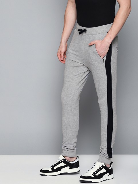 

DILLINGER Men Grey Melange Solid Knitted Regular Fit Joggers