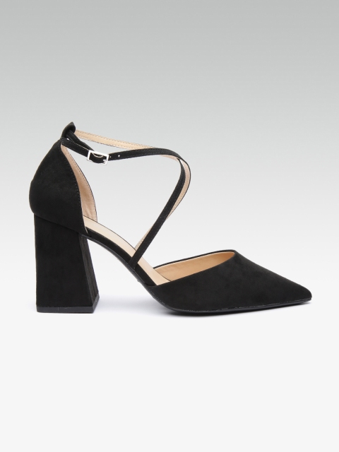 

DOROTHY PERKINS Women Black Wide Fit Solid Pumps