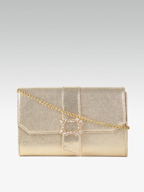 

DOROTHY PERKINS Gold-Toned Solid Purse