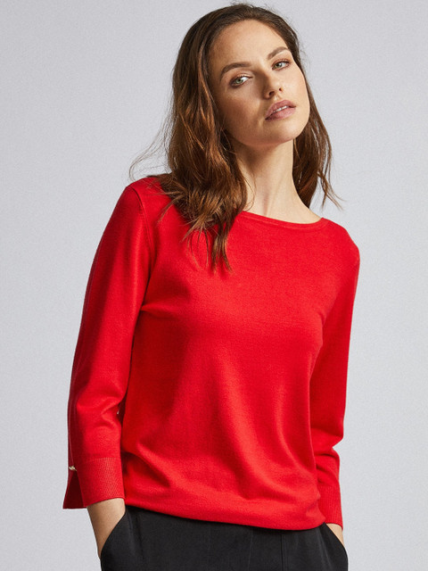 

DOROTHY PERKINS Women Red Solid Sweater