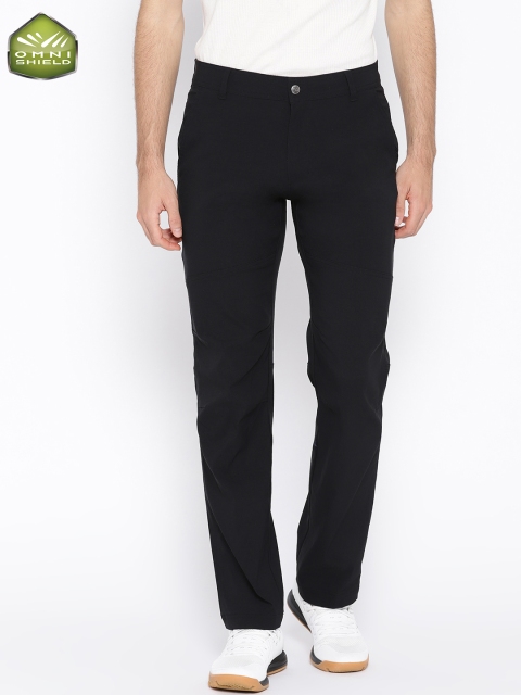 

Columbia Men Black Royce Peak II Solid Regular Trousers