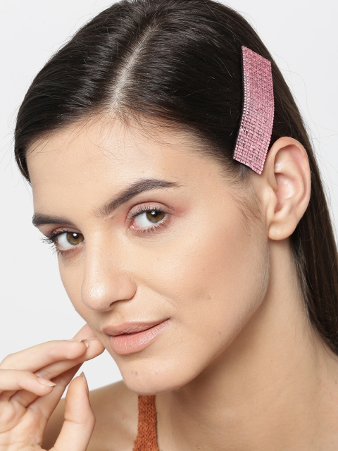 

Accessorize Pink Embellished Tic Tac Hair Clip
