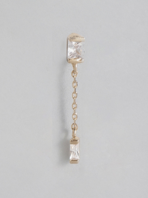 

Accessorize Gold-Toned CZ Stone-Studded Drop Earring