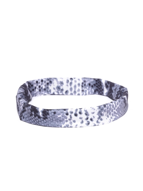 

Accessorize Grey & White Snakeskin Print Hairband