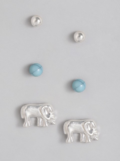 

Accessorize Set of 3 Studs, Silver