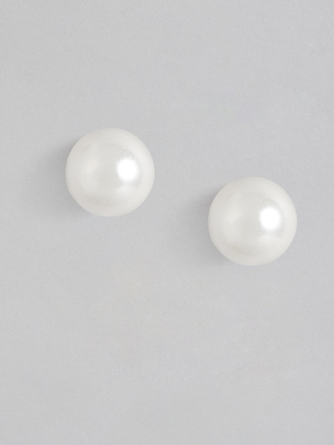 

Accessorize White Beaded Spherical Studs