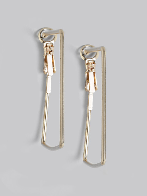 

Accessorize Gold-Toned Square Hoop Earrings