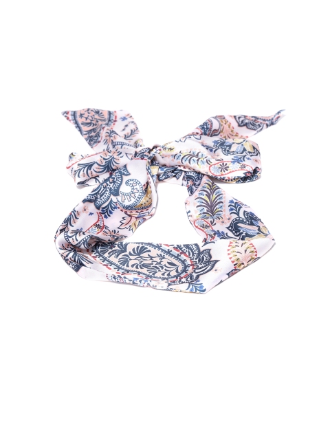 

Accessorize Blue & Off White Printed Multi Purpose Scarf