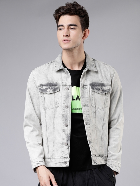

Ecko Unltd Men Grey Solid Jacket