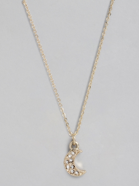 

Accessorize Gold-Toned Pendant with Chain