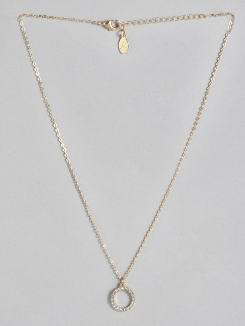 

Accessorize Gold-Toned Stone Studded Minimal Necklace