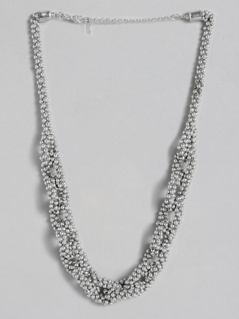 

Accessorize Silver-Toned Beaded Necklace