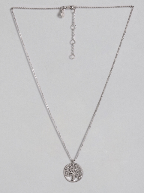

Accessorize Silver-Toned Platinum-Plated Necklace