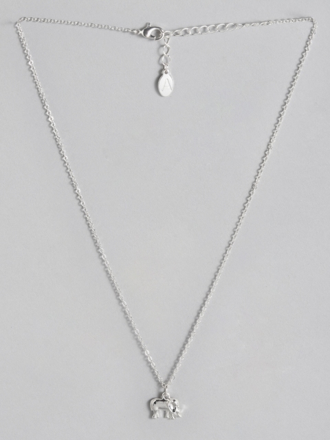 

Accessorize Women Silver-Toned Minimal Necklace