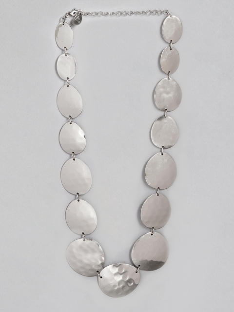 

Accessorize Silver-Toned Disc Necklace