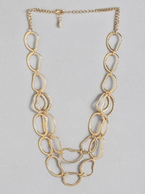 

Accessorize Women Gold-Toned Textured Layered Necklace