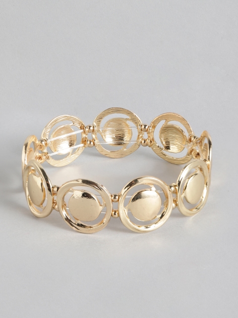 

Accessorize Gold-Toned Circular Elasticated Bracelet