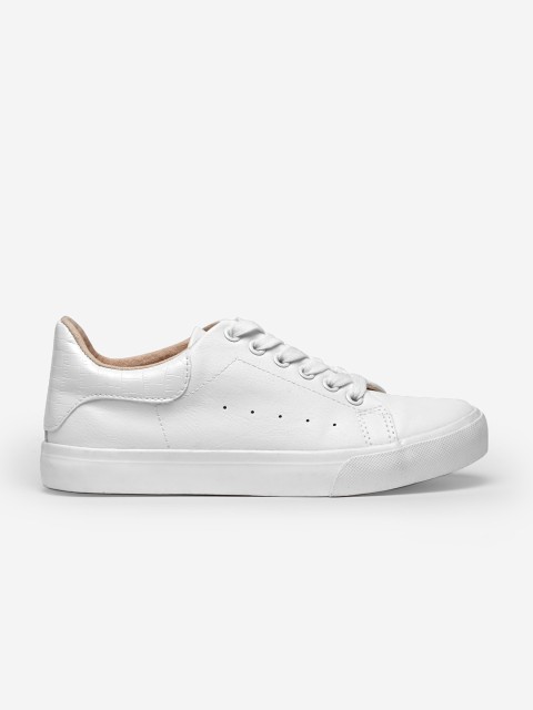 

DOROTHY PERKINS Women White Solid Sneakers