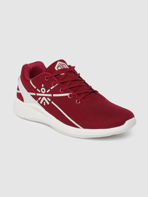 

Cultsport Men Maroon & White Printed HighLow Street Footgear
