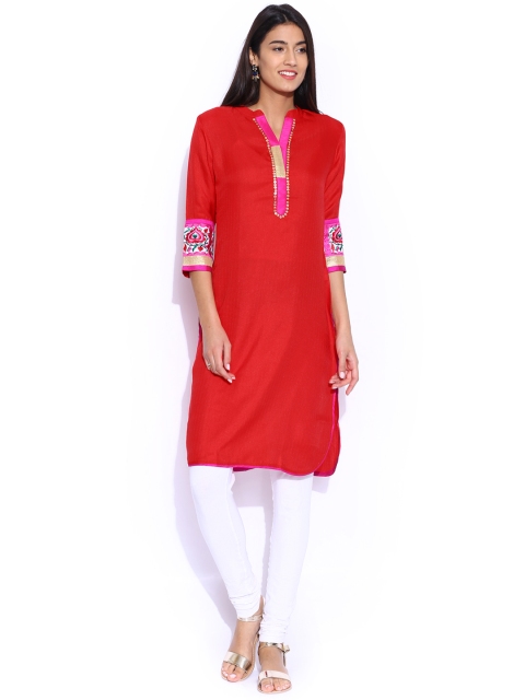 

Indian Ink Red Kurta