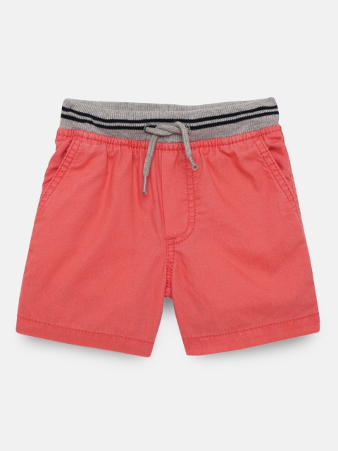 

OSHKOSH Bgosh Boys Orange Solid Regular Fit Regular Shorts