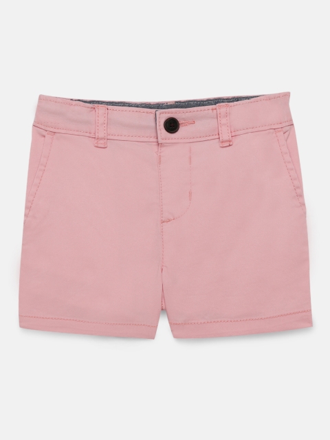 

OSHKOSH Bgosh Boys Pink Solid Regular Shorts