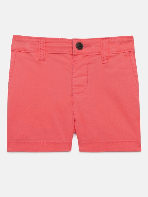 

OSHKOSH Bgosh Boys Orange Solid Regular Fit Regular Shorts