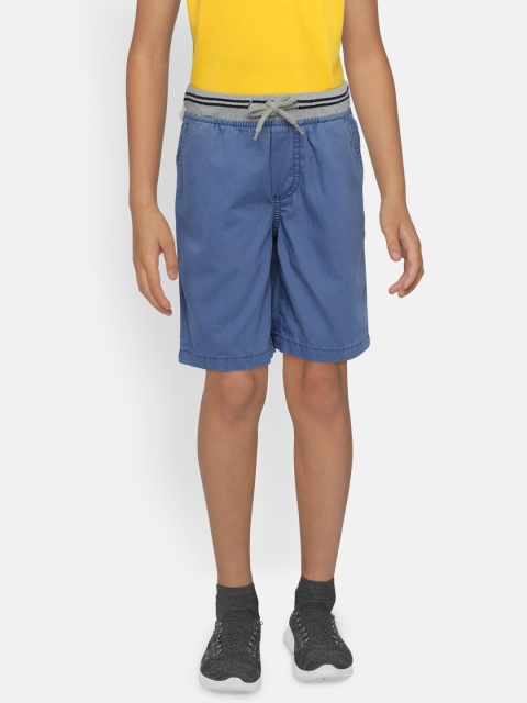 

OSHKOSH Bgosh Boys Blue Solid Regular Fit Shorts
