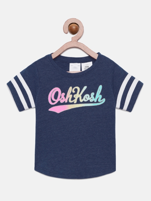 

OSHKOSH Bgosh Girls Blue Printed Top