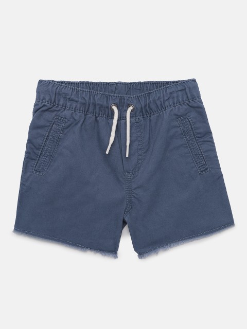 

OSHKOSH Bgosh Boys Blue Solid Regular Fit Regular Shorts