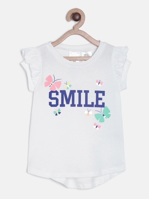 

OSHKOSH Bgosh Girls White Printed Top