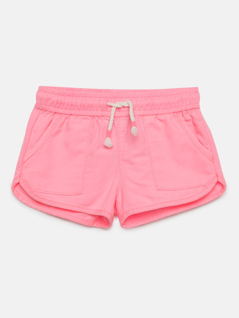 

OSHKOSH Bgosh Girls Pink Solid Regular Shorts