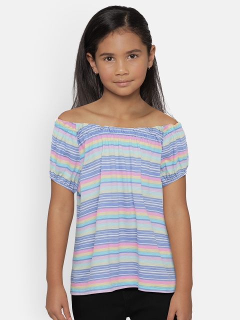 

OSHKOSH Bgosh Girls Multicoloured Candy Stripe Top, Multi