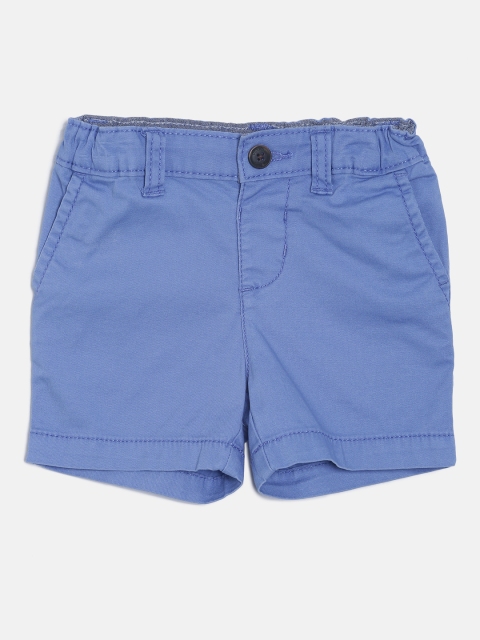 

OSHKOSH Bgosh Boys Blue Solid Regular Fit Regular Shorts